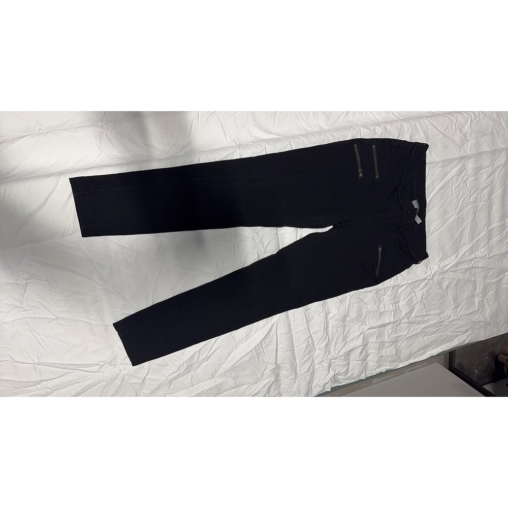 Athleta Black Zip Pocket Skinny Pants Womens Activewear Performance Size 4 - Picture 2 of 3